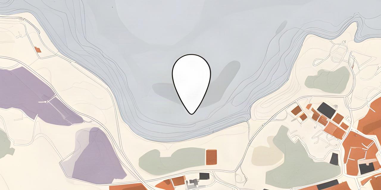 Mappa illustrata della zona di San Giovanni la Punta con indicatore sulla sede della falegnameria